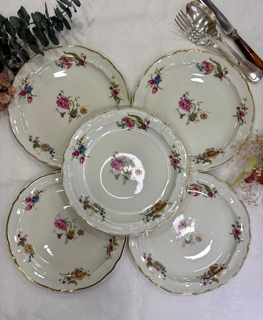 Vajilla Bernardaud Limoges antigua de porcelana francesa