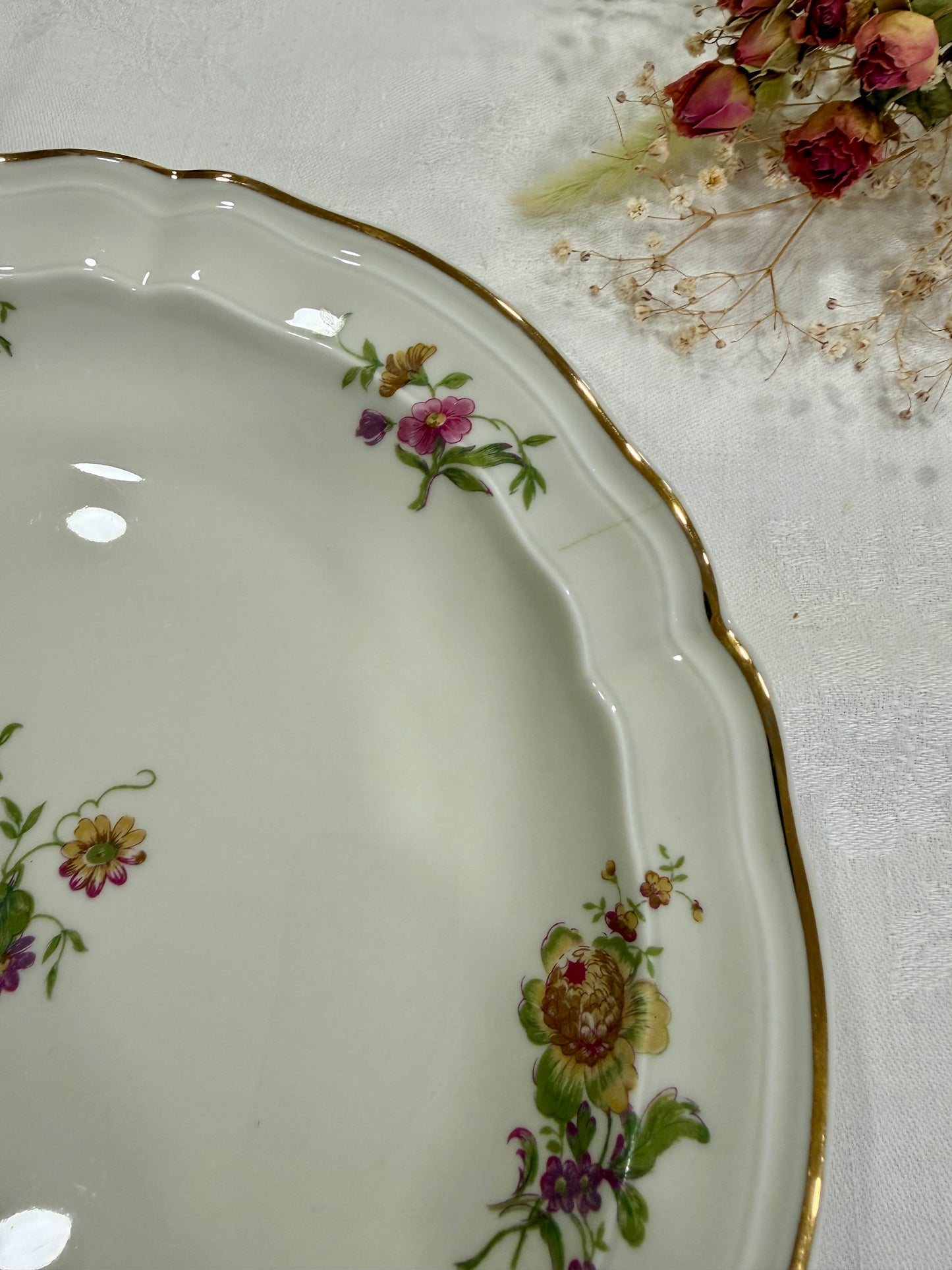 Vajilla Bernardaud Limoges antigua de porcelana francesa