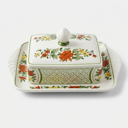 Mantequillera de porcelana con tapa Villeroy & Boch Summerday