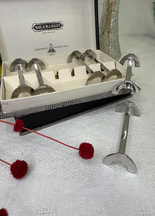 Reposacubiertos vintage SOLA Massief Set de 6 unidades