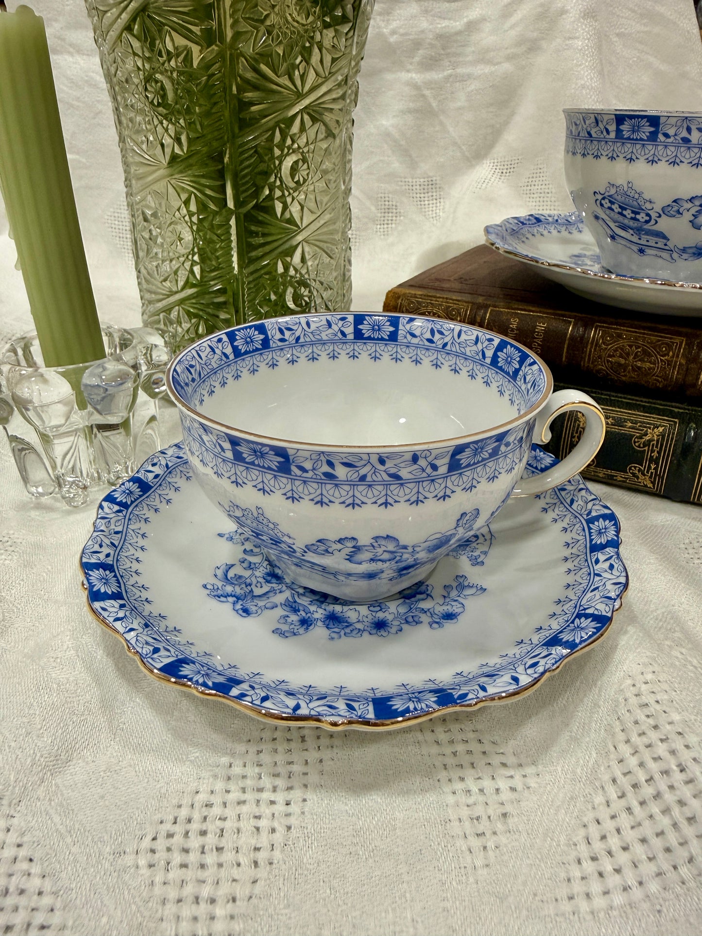 Porcelana vintage Seltmann Weiden · China Blau & Theresia