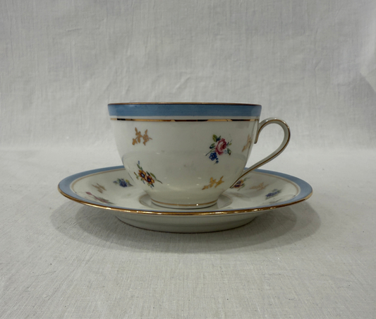 Taza con plato Limoges “Unique” Francia