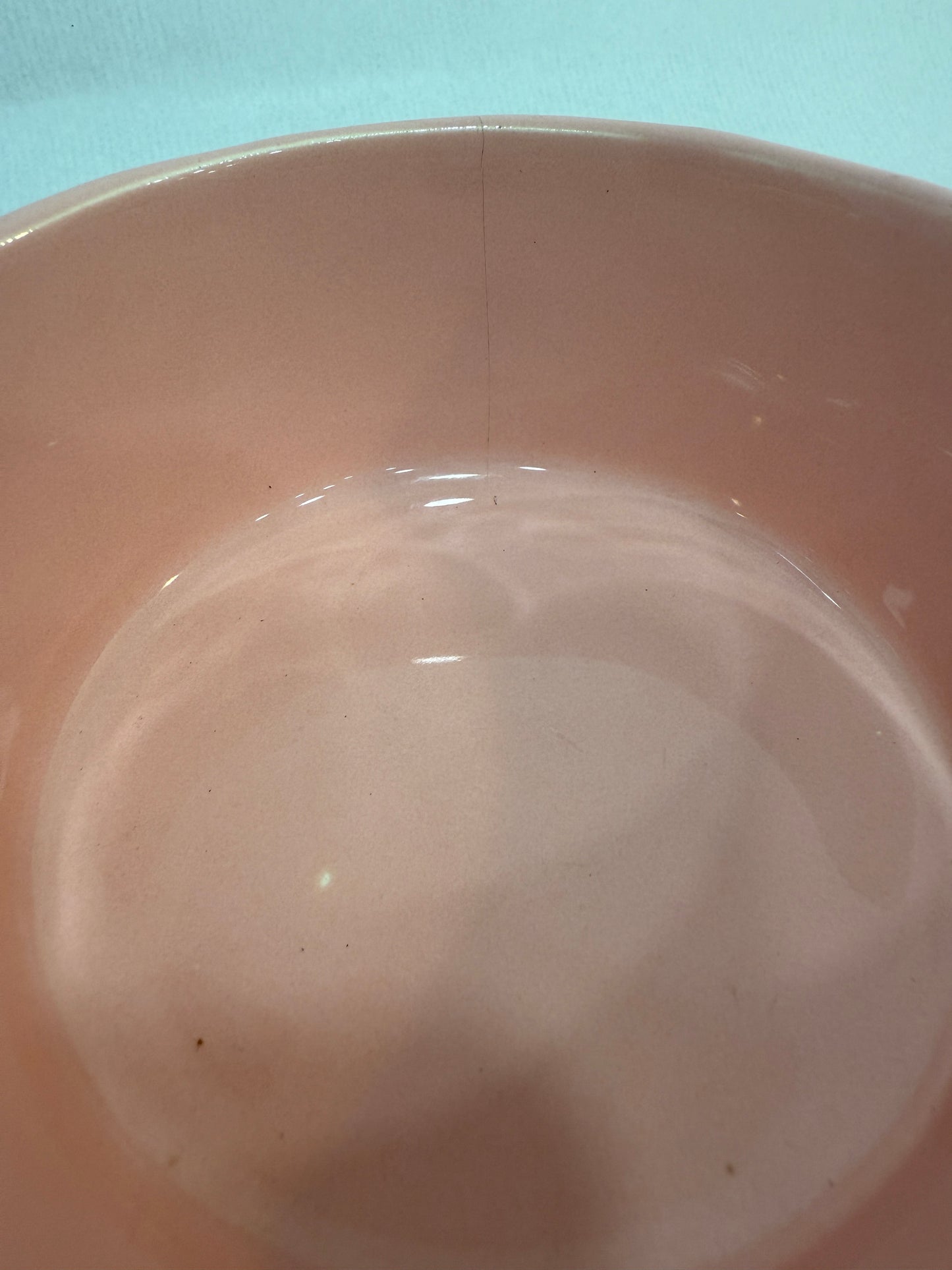 Azucarero vintage de cerámica rosa con plato Geneviève Lethu (3 piezas)
