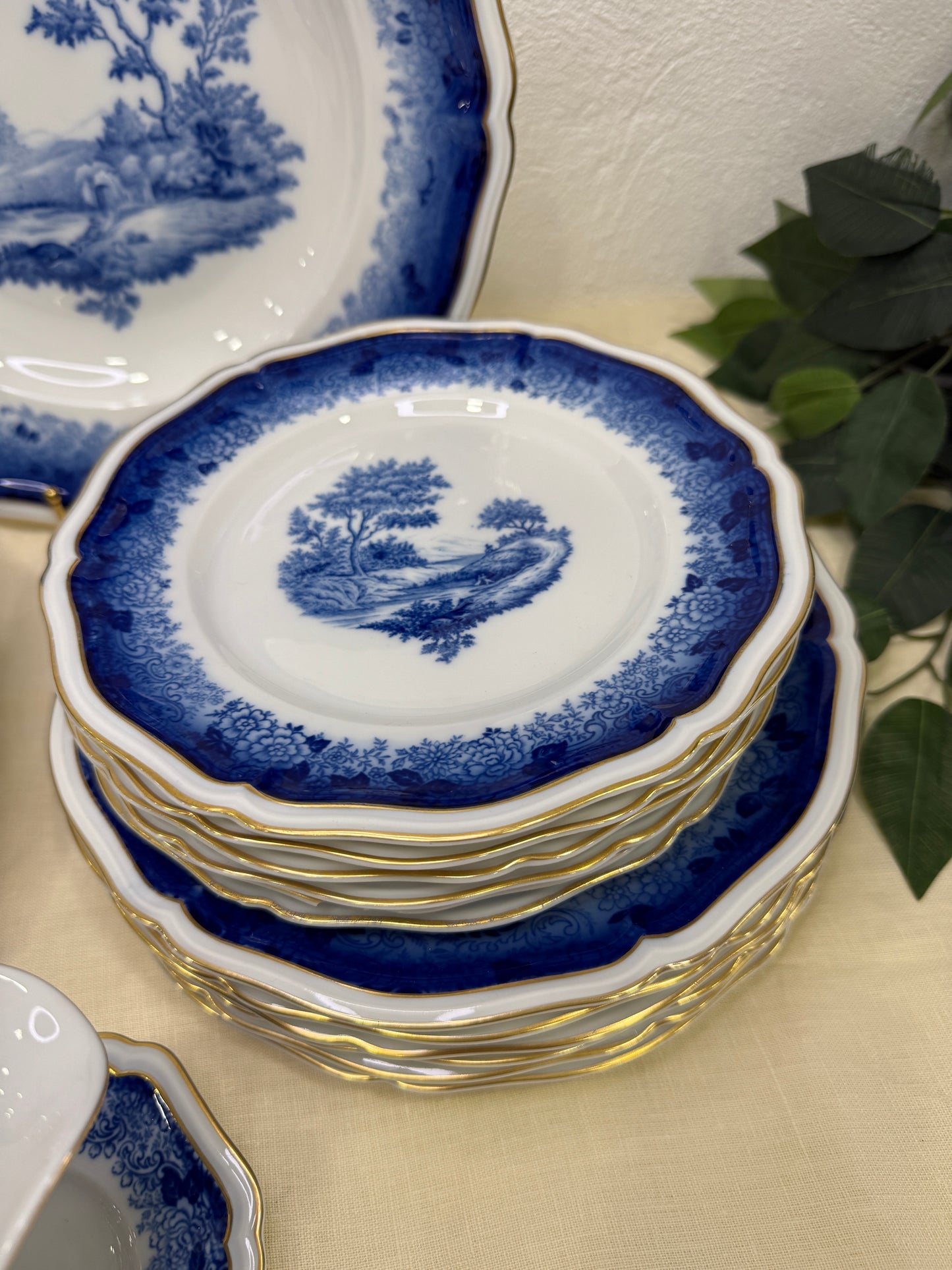 Platos llanos antiguo Rosenthal Chippendale X (UD.)