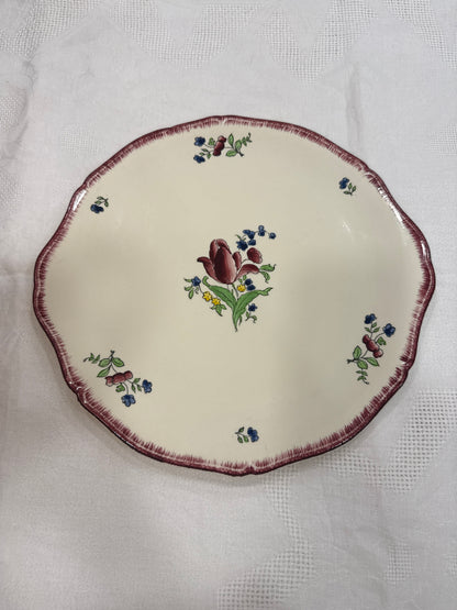 Vajilla Gien Lorraine Vintage Francia pintada a mano