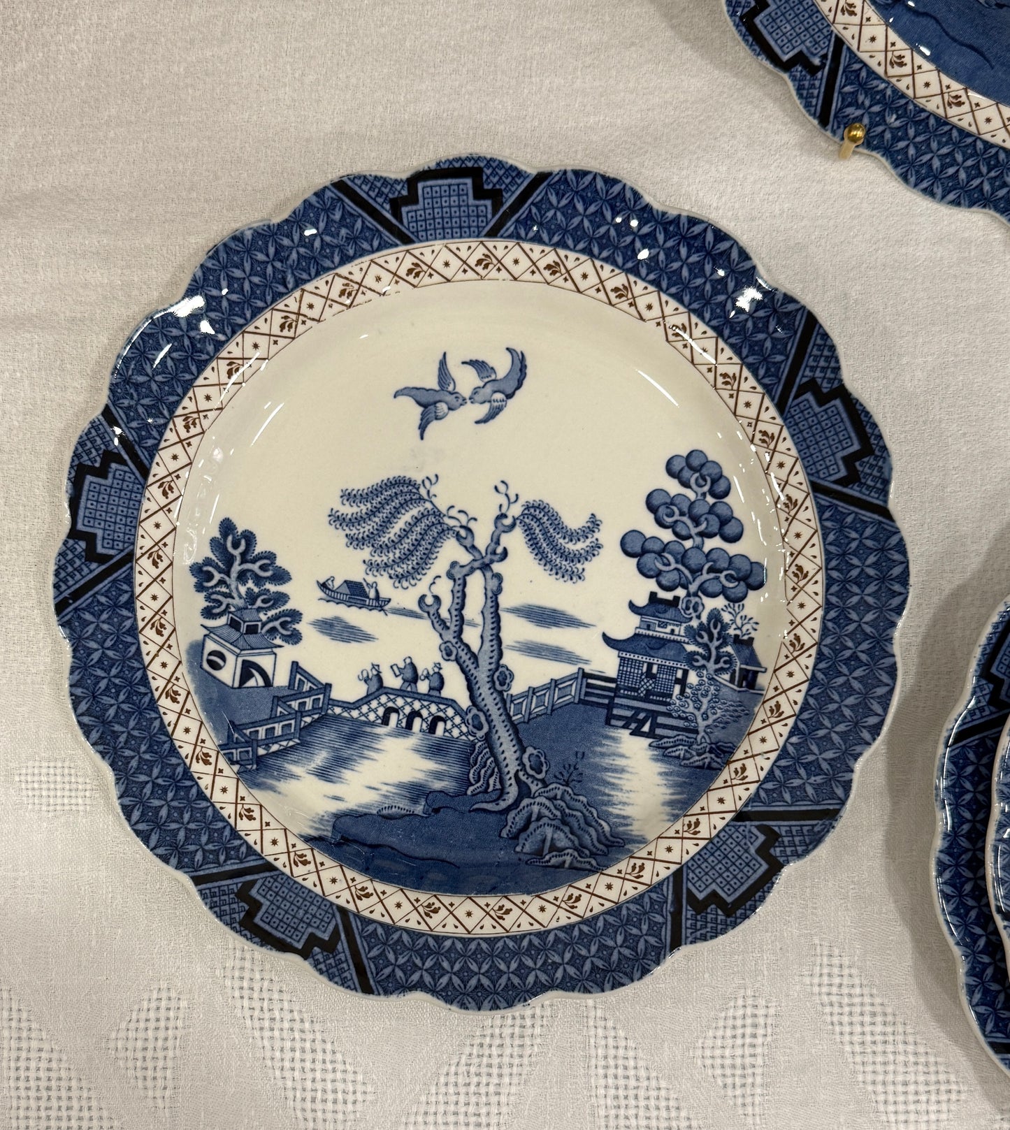 Platos Booths “Real Old Willow” – Inglaterra, c. 1920–1930
