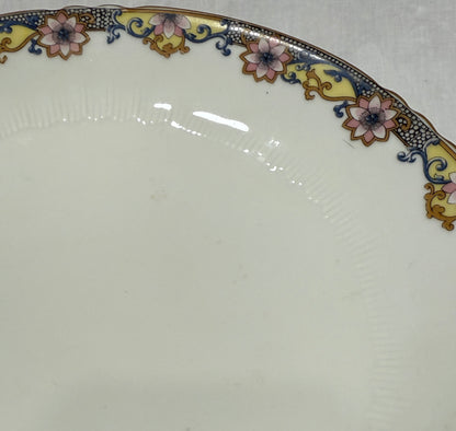 Compotier de porcelana de Limoges, Francia siglo XX