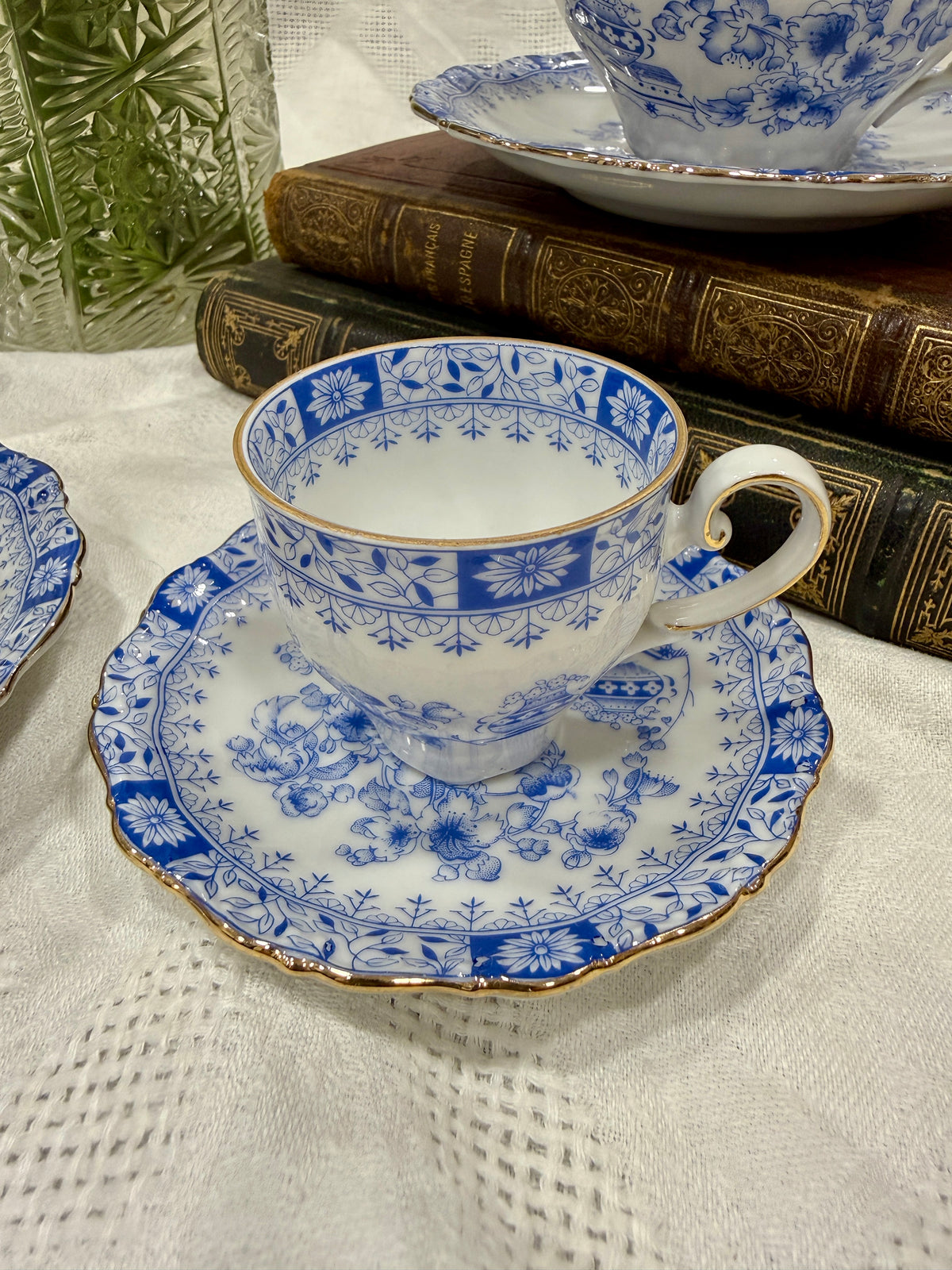 Porcelana vintage Seltmann Weiden · China Blau & Theresia