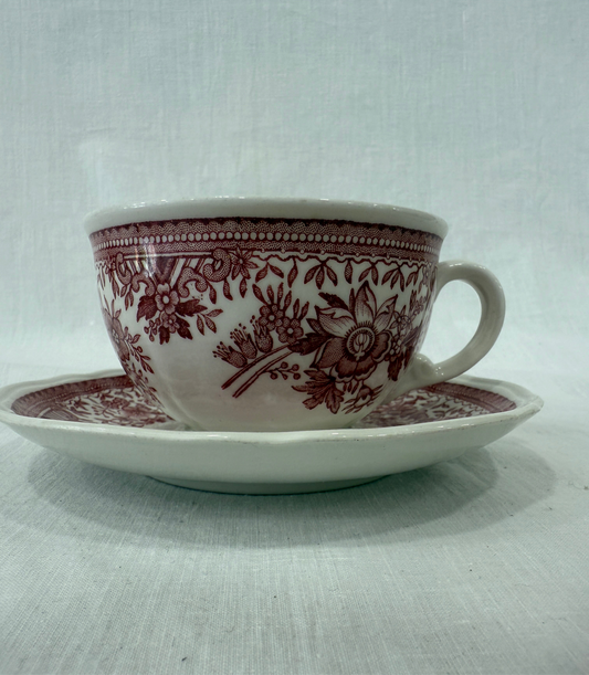 Taza con plato Villeroy & Boch “Fasan” (X UD.)