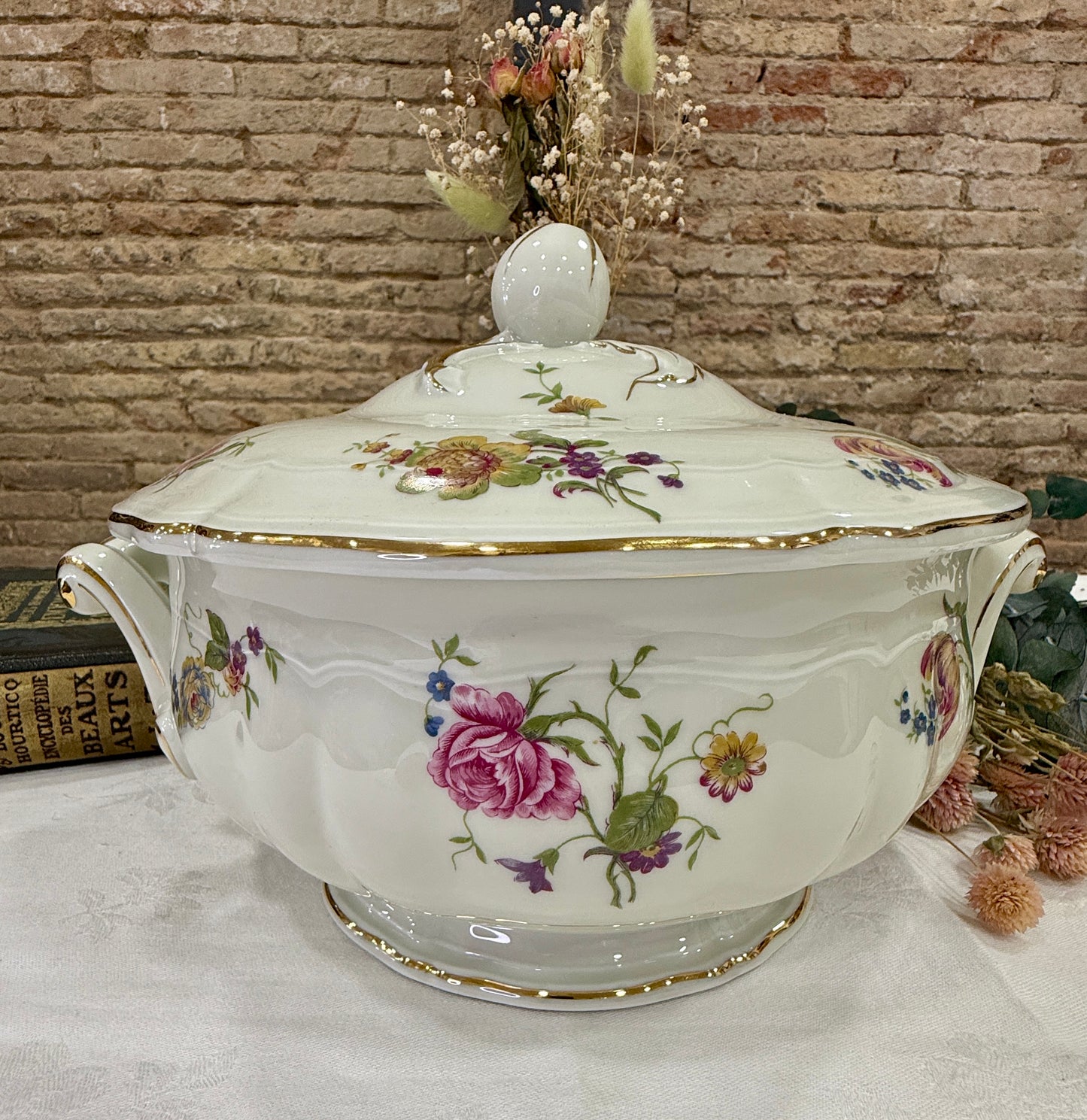 Vajilla Bernardaud Limoges antigua de porcelana francesa