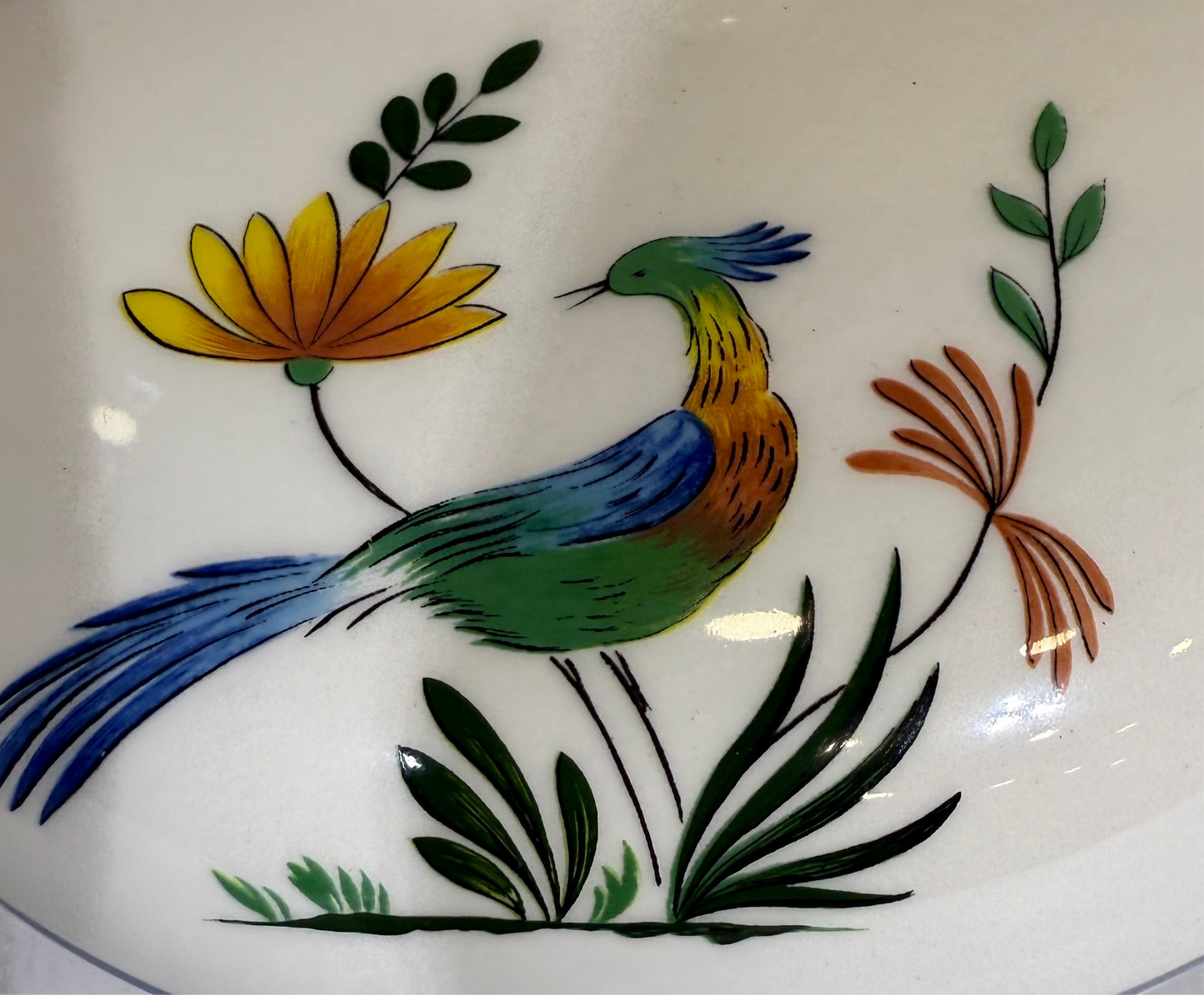 Caja de cerámica Gien “Oiseaux de Paradis”