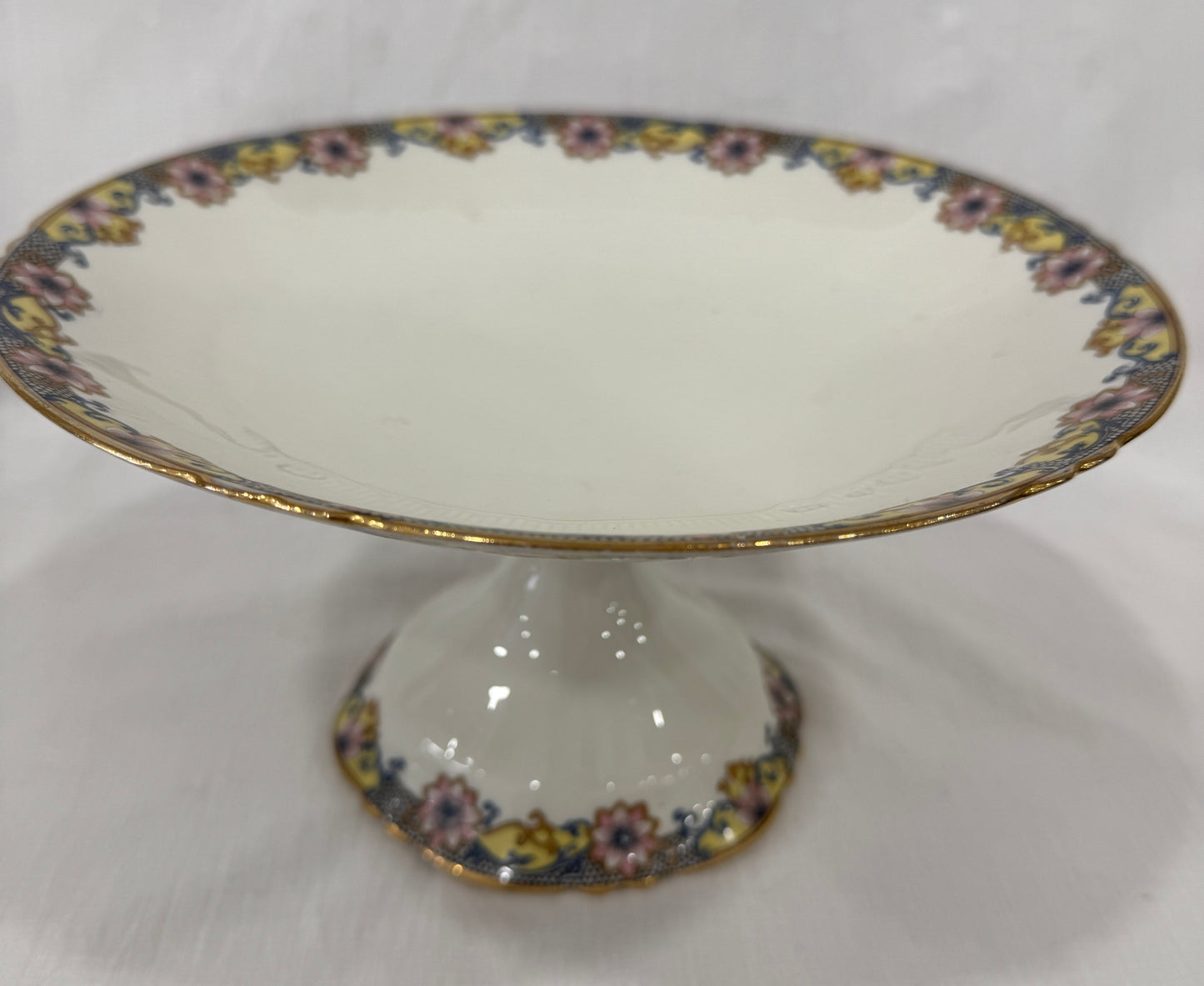 Compotier de porcelana de Limoges, Francia siglo XX