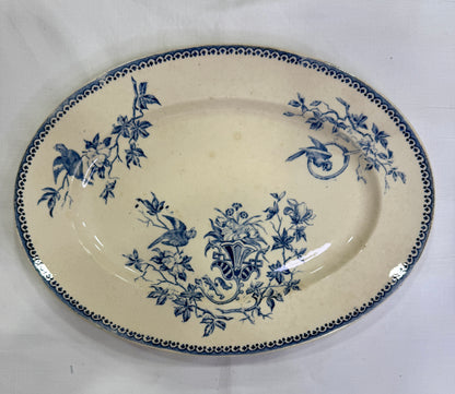 Vajilla antigua francesa Creil et Montereau modelo Perruche