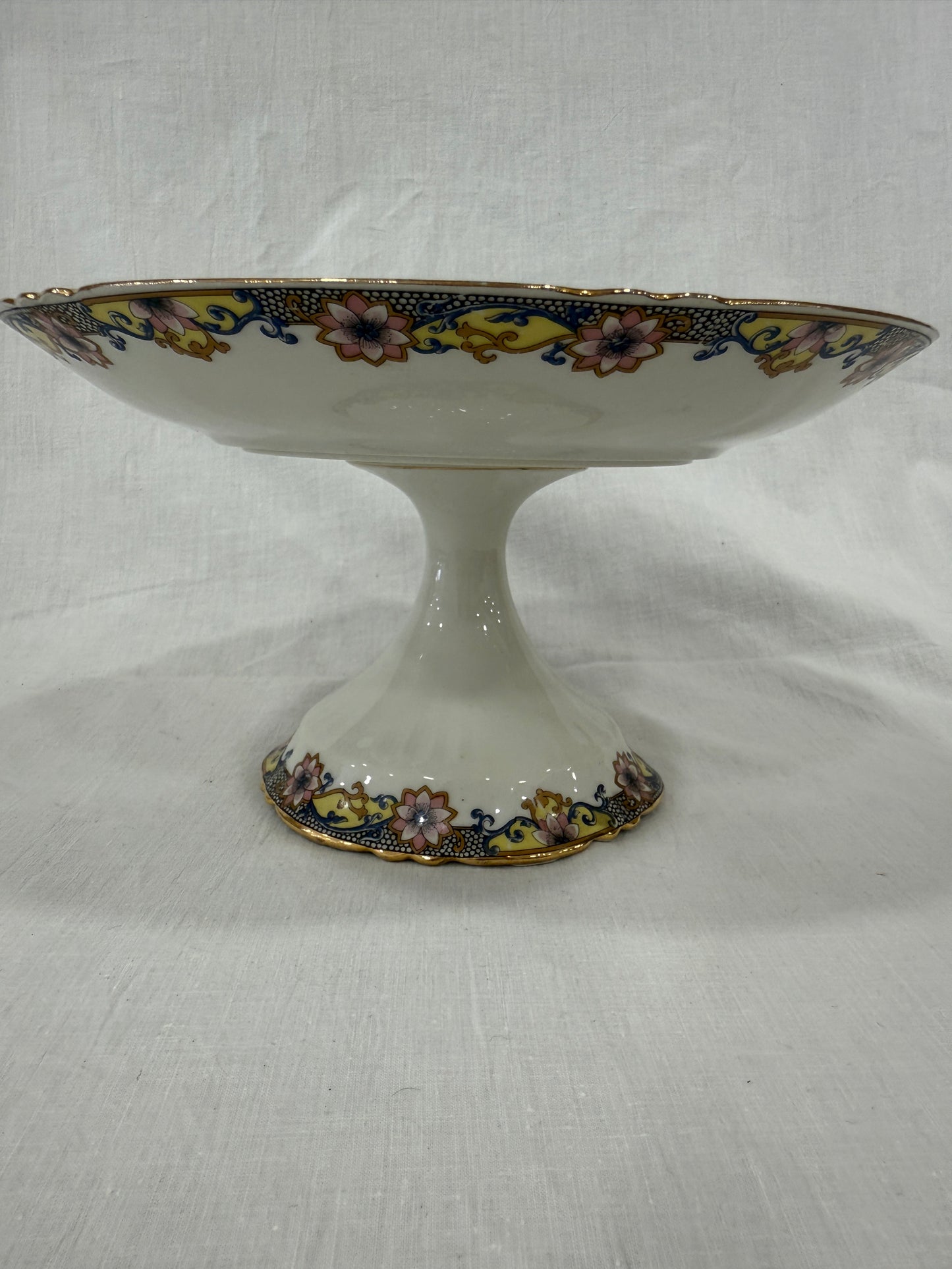 Compotier de porcelana de Limoges, Francia siglo XX