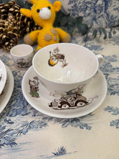 Conjunto infantil antiguo Johnson Bros Playtime