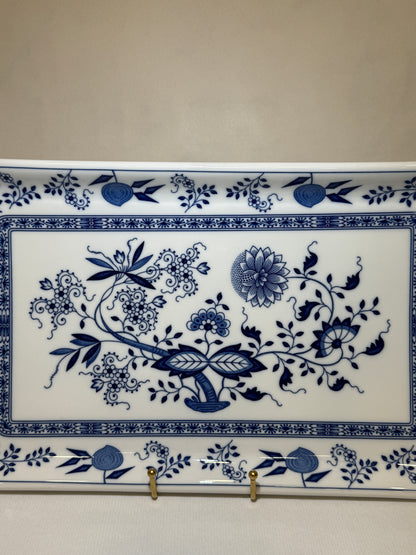 Fuente Hutschenreuther patrón cebolla (Zwiebelmuster)