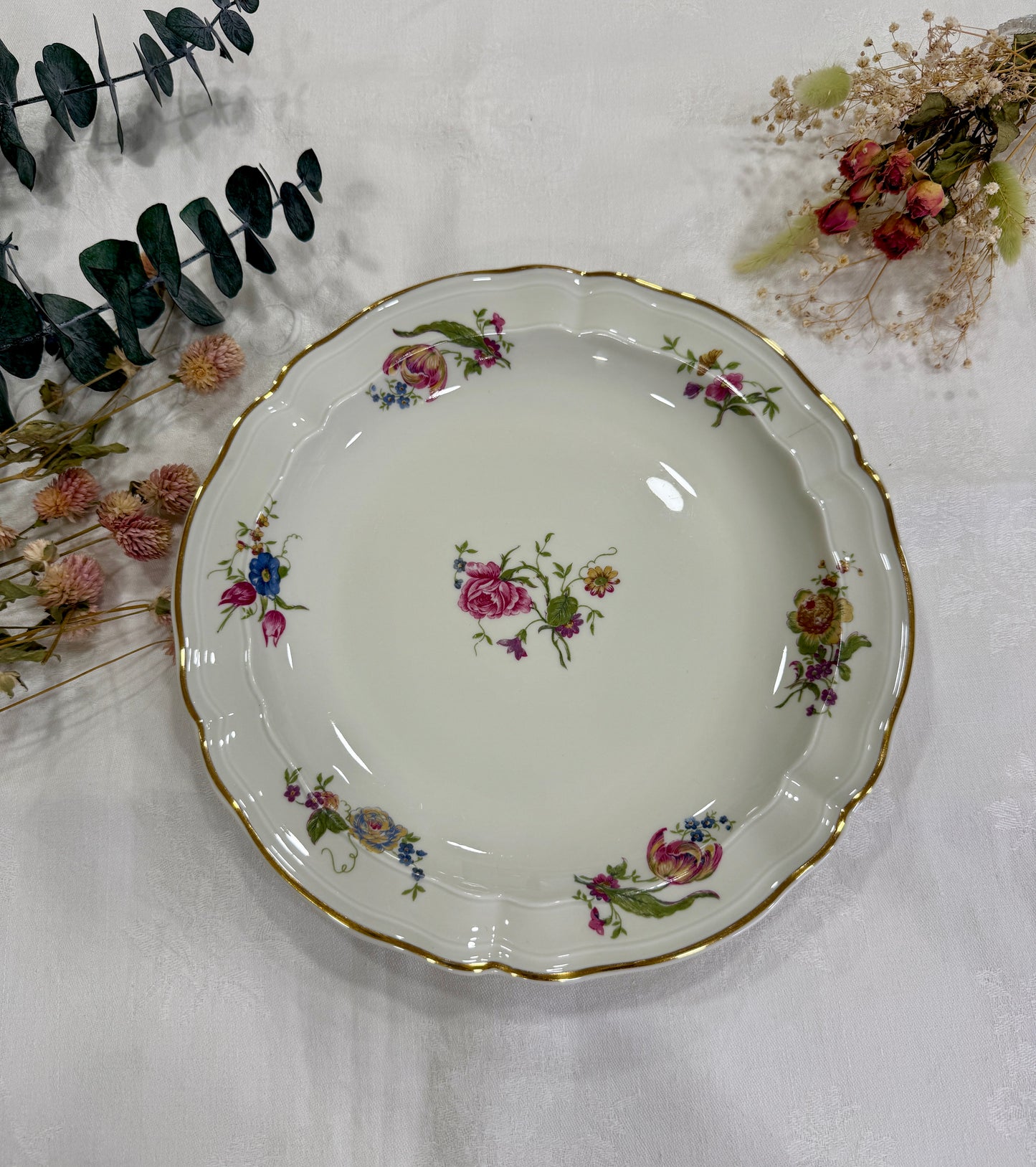 Vajilla Bernardaud Limoges antigua de porcelana francesa