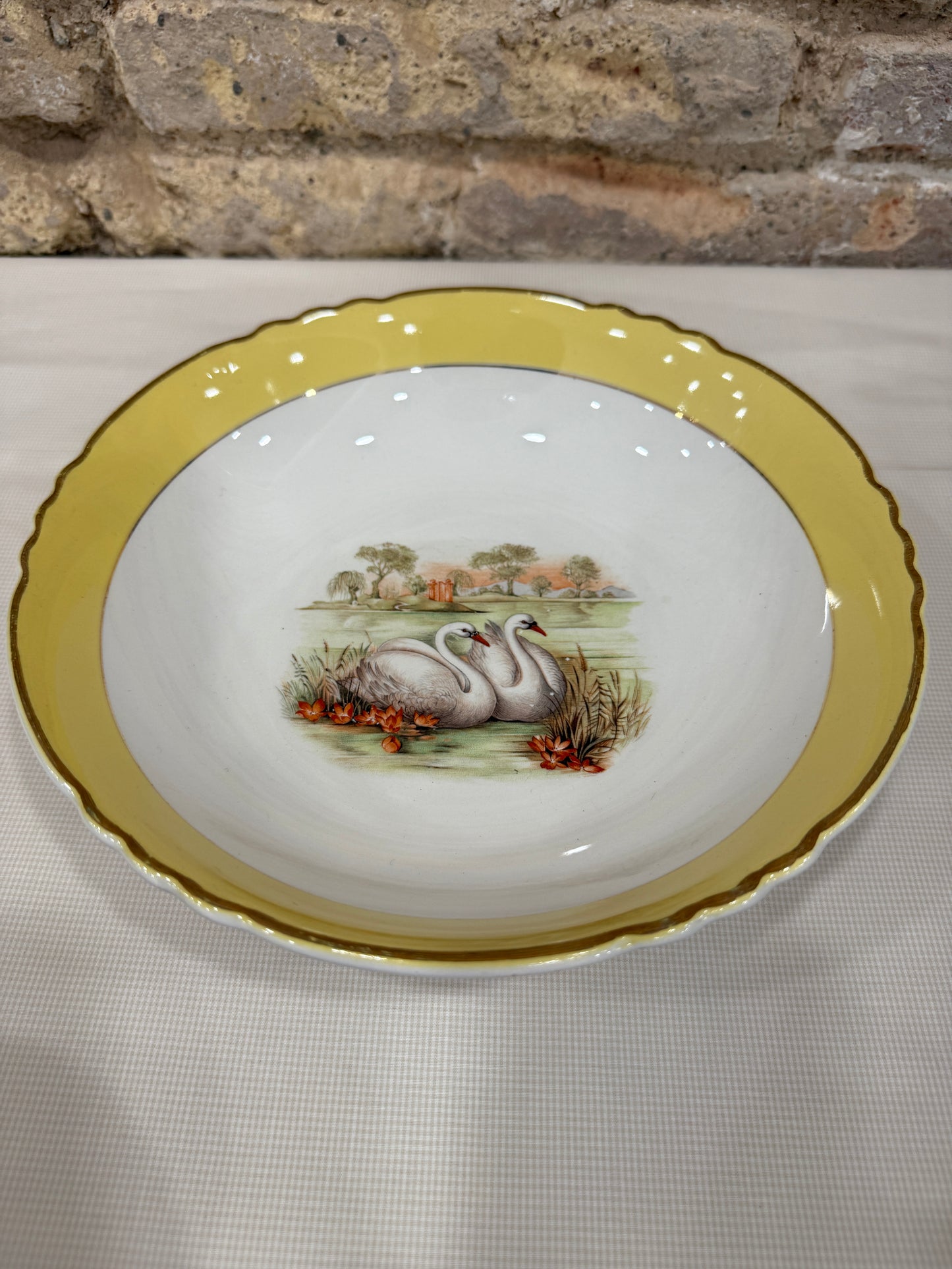 Ensaladera de porcelana Moulin des Loups Orchies