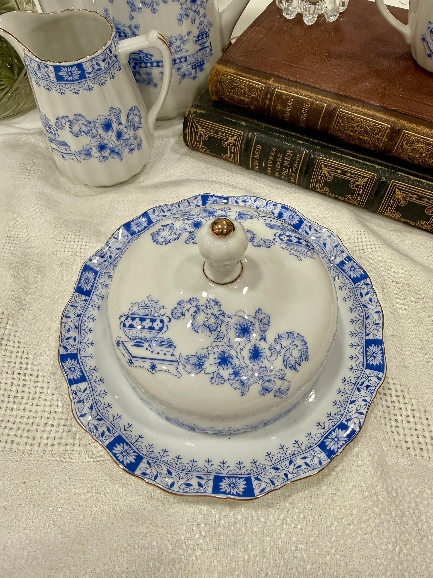 Porcelana vintage Seltmann Weiden · China Blau & Theresia