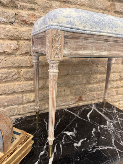 Banqueta estilo Luis XVI