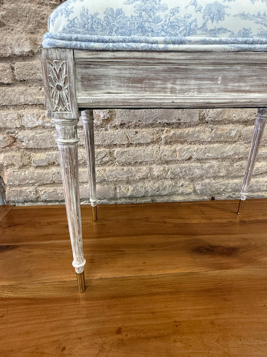 Banqueta estilo Luis XVI